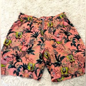 Pre loved Abercrombie kids Boy SpongeBob SquarePants swim trunk